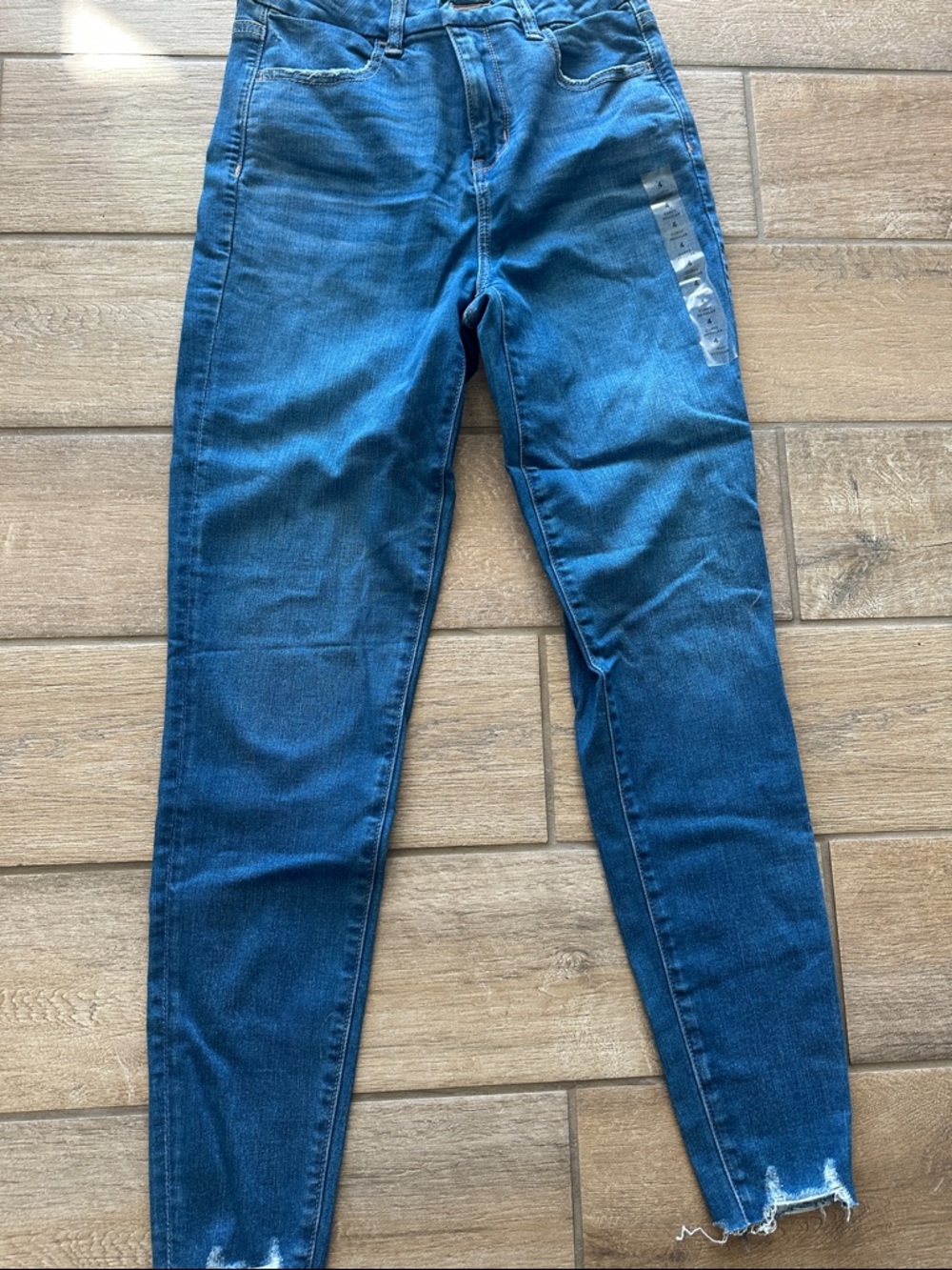 American Eagle Outfitters Women's Skinny Jeans - Dark Blue Wash